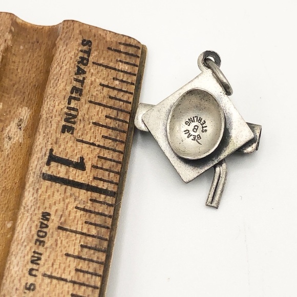 Beau sterling silver diploma graduation charm fob - Picture 5 of 5